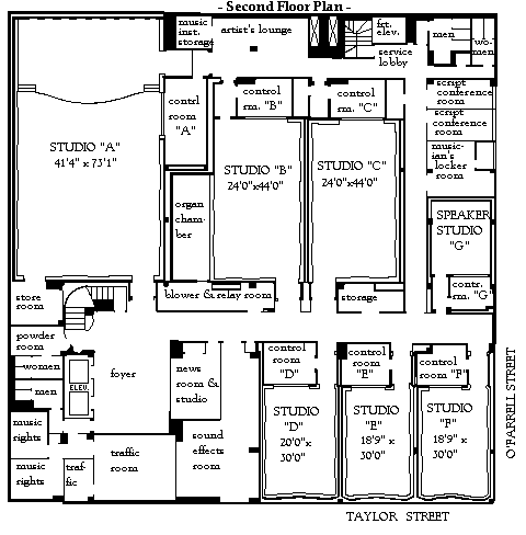 Second Floor Diagram